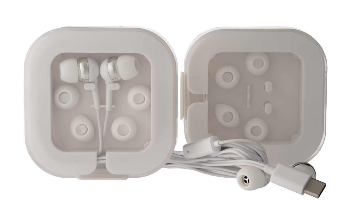 Frontfoto Ear‑USB 3 met opbergdoosje